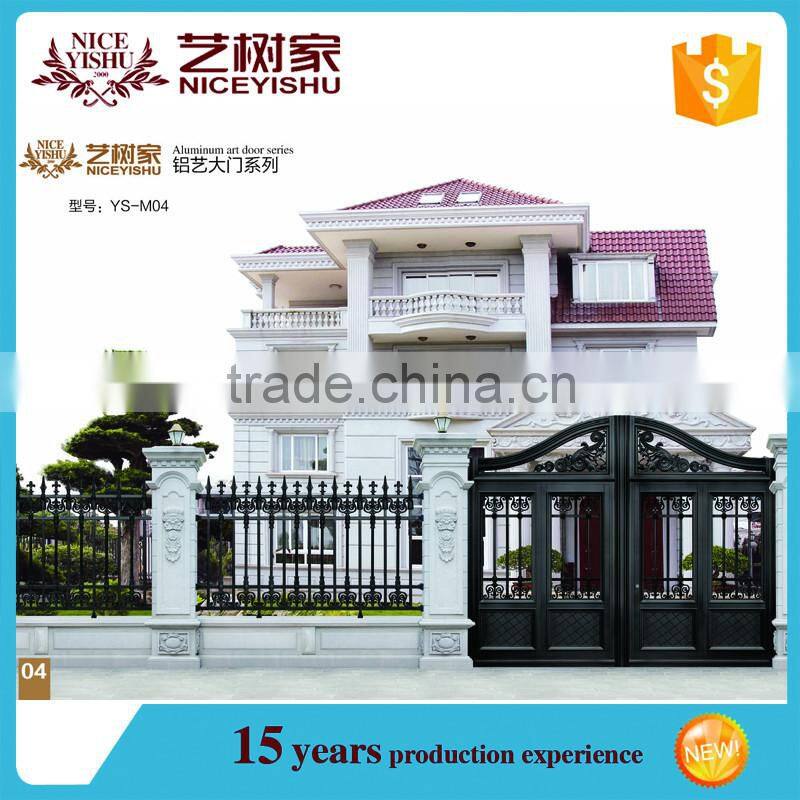 Luxury aluminum gate, simple gate design, different design of gate colors