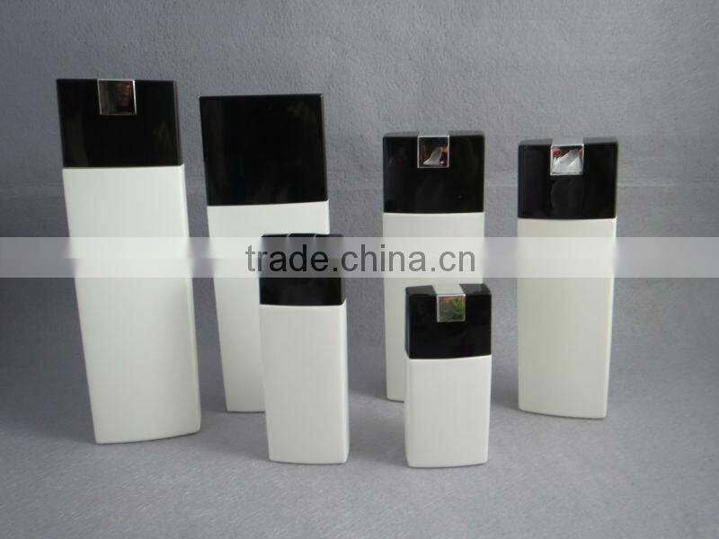 empty sunscreen lotion bottle with decorative sheet