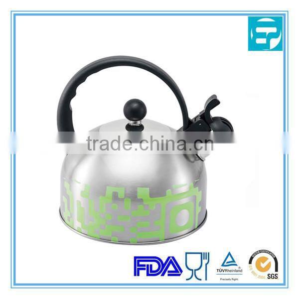 whistling stainless steel water kettle with induction bottom
