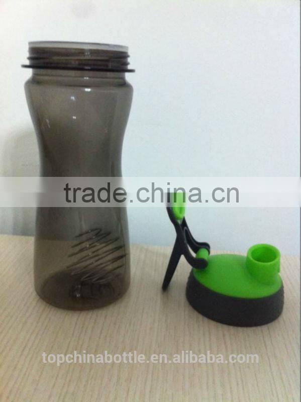 2014 wholesale 550ml BPA free Tritan material shaker bottle