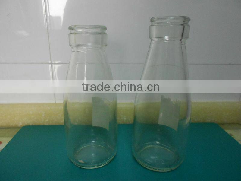 200ml and 230ml glass milk bottle