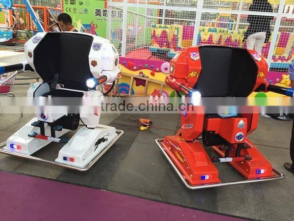 New model kiddie robot walking rides , robot walking machine for kids