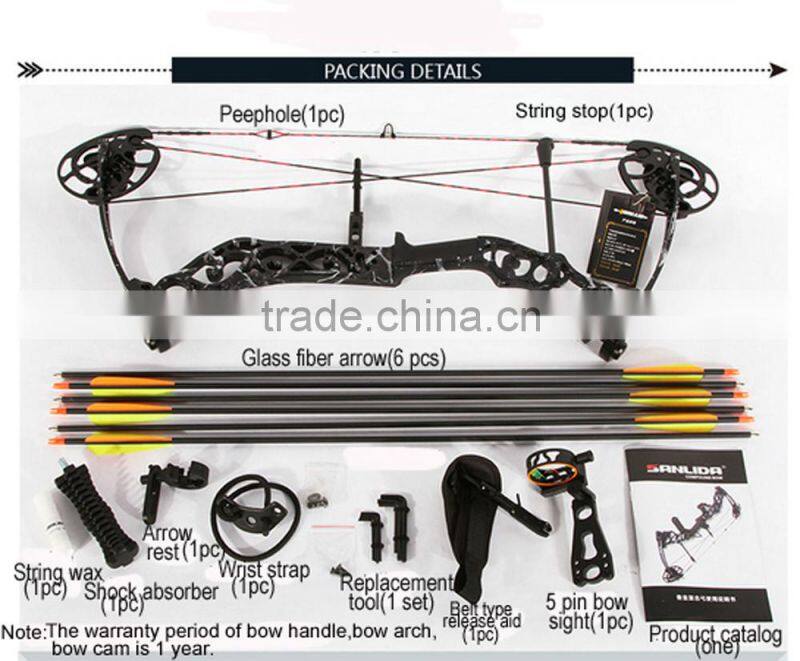 New designed high quanlity magnesium alloy compound bow for sale