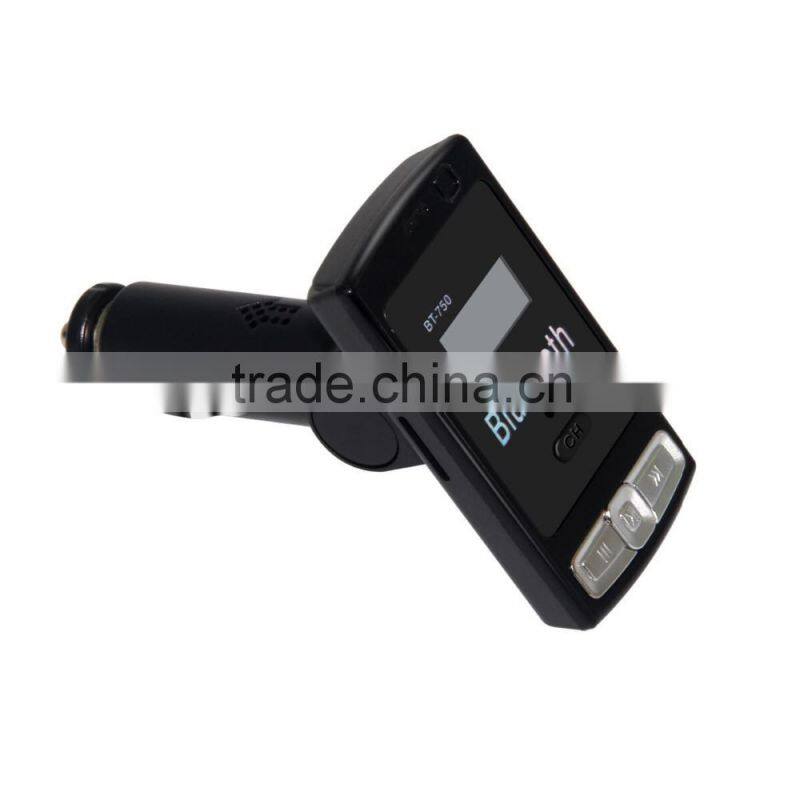 Factory direct supply!BT-750 Car Bluetooth MP3 transmitter cigarette lighter style wireless Bluetooth handsfree