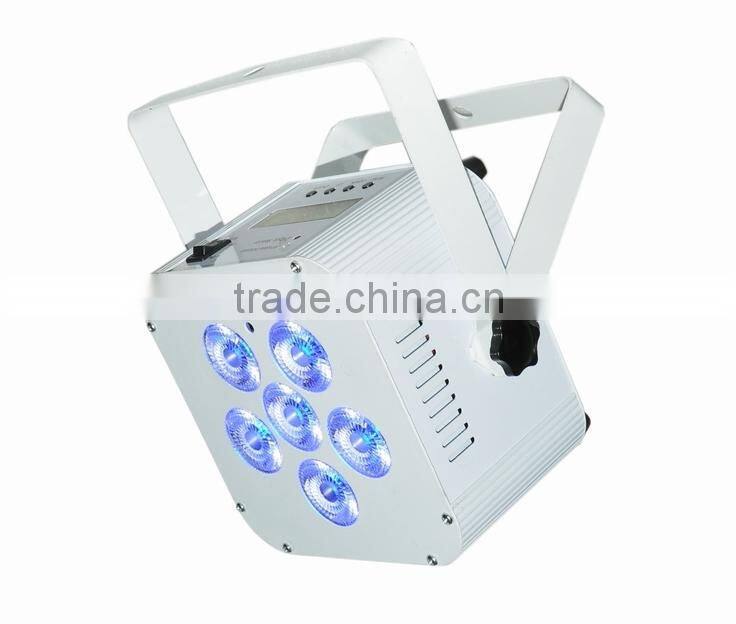 6*12W battery led par