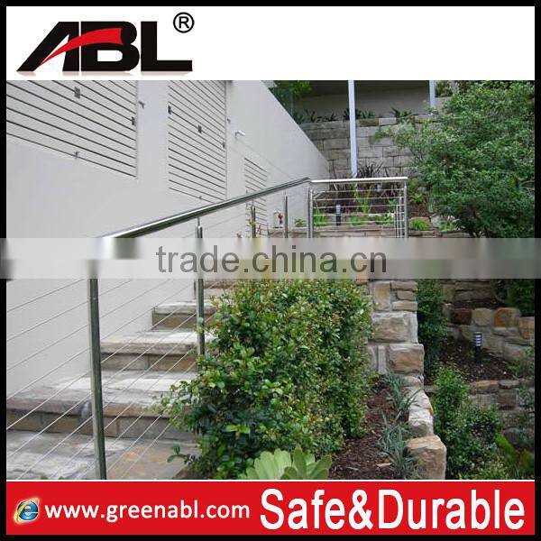 stainless steel tubular handrail iron balustrade