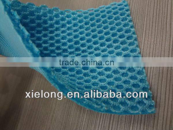 3d air fine ployester hexagonal mesh fabric