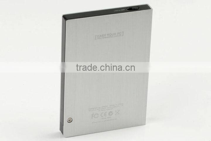 2.5" Portable HDD Enclosure with data write protected function and tool free(Aluminum Alloy)