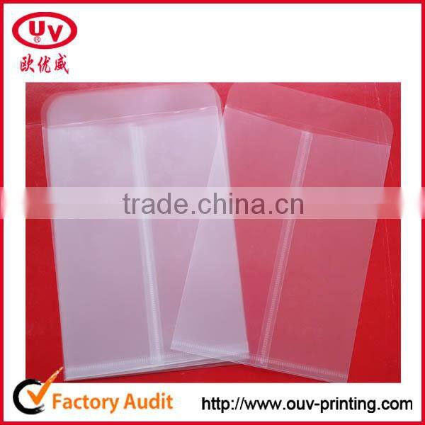clear plastic file envelopes for cards