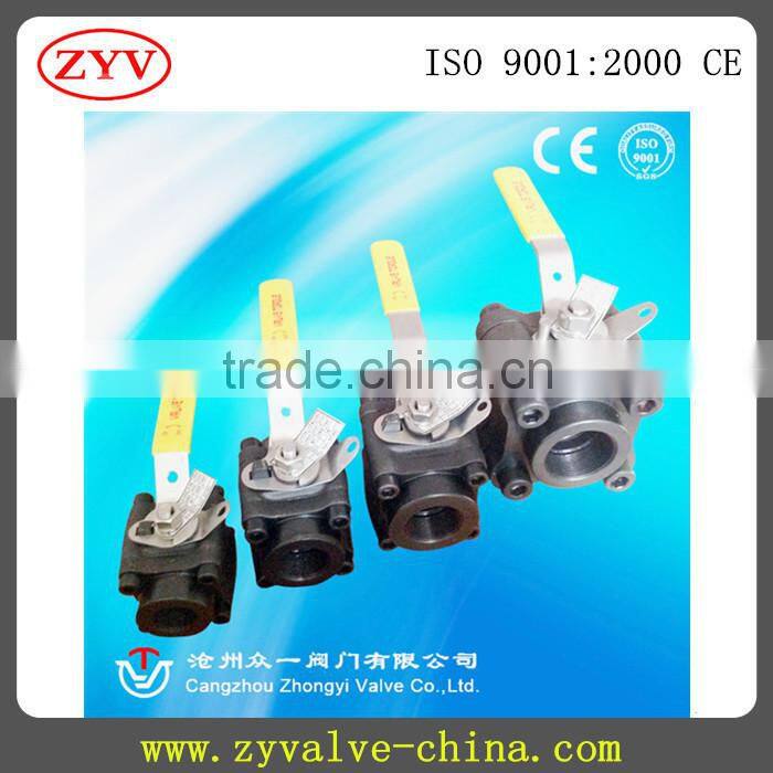 high service free service 316/304 stainless steel 3pc ball valve