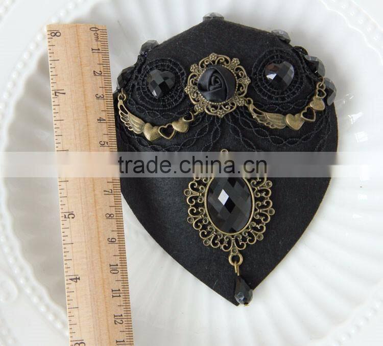 MYLOVE handmade halloween witch hair accessory costume hat