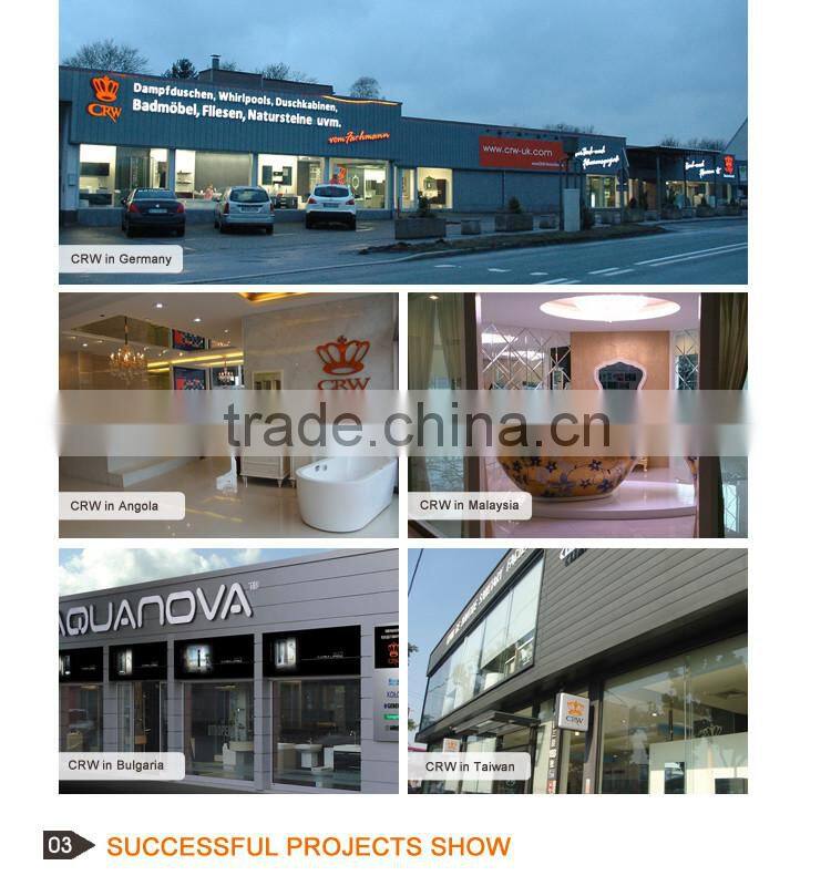 CRW OCY287CS Rectangle Freestanding Soaking Bathtub