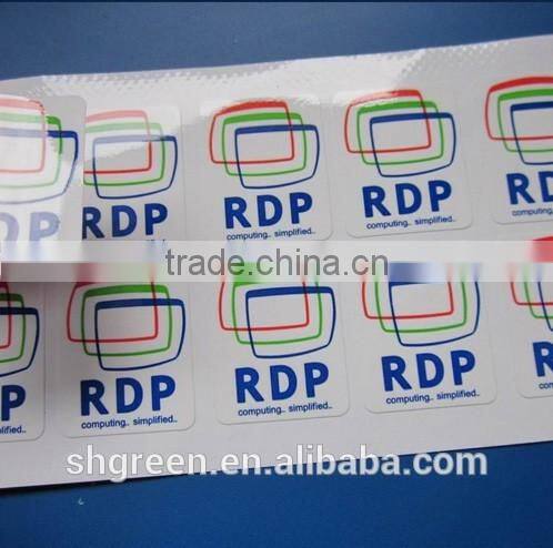 UV protection cosmetic paper sticker