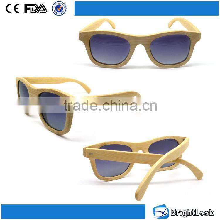 High quality custom hinge bulk wood bamboo frame sunglasses polarized, sun glasses wooden sunglasses 2016