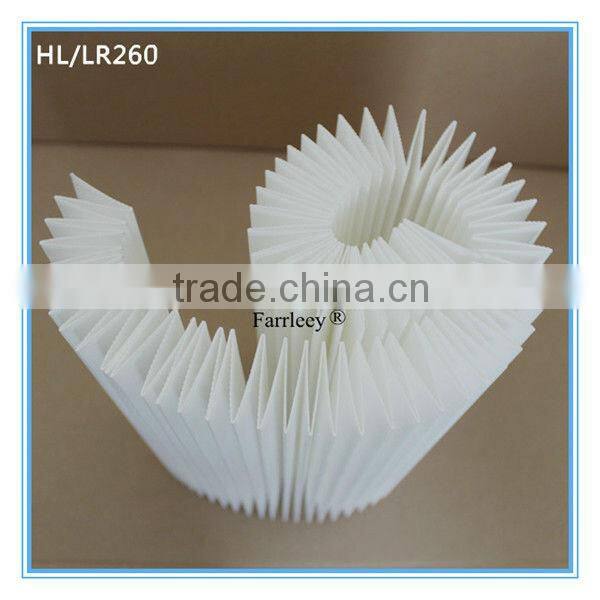 Long pulse pleated PU moulded bag