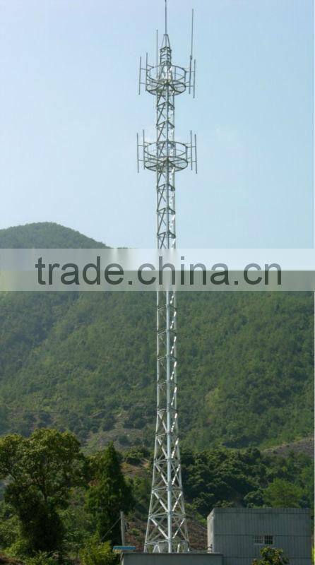 Galvanized lattice steel towers
