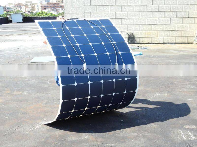 Sunpower 250w semi flexible solar panels high efficiency 23%