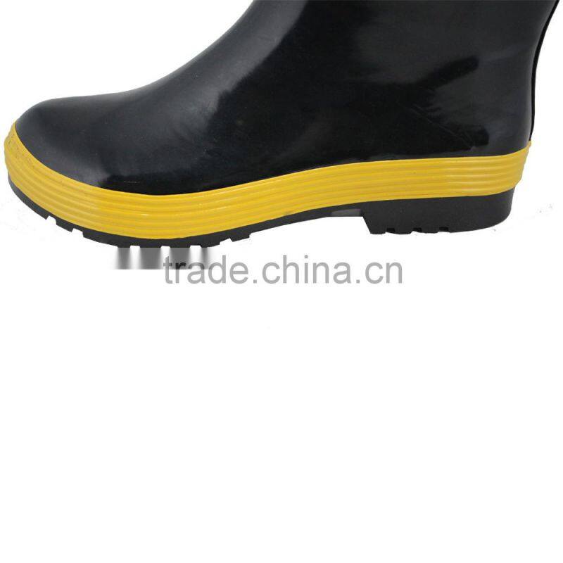 factory custom made rubber rain boots for men