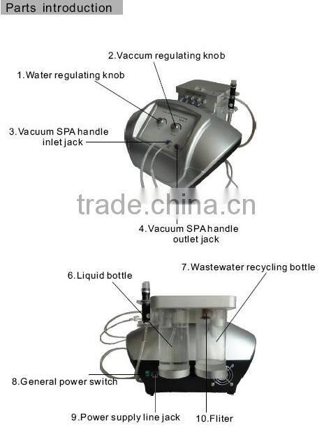 Water Dermabrasion Beauty Salon Machine for Skin Rejuvenation