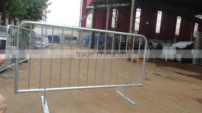 discount hot dipped galvanized after welding tube frame crowd control barrier road barrier steel barrier