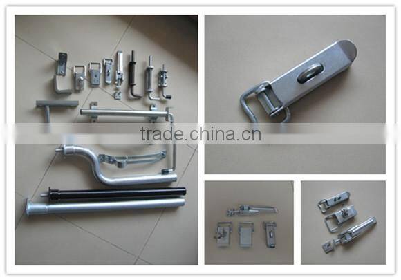 Toggle fastener for padlock zinc finish