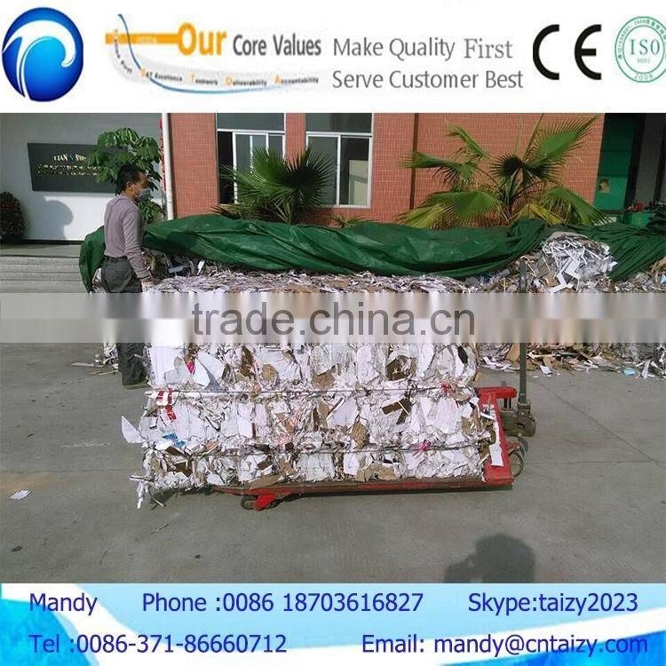 Factory sale price sawdus wood shavings press baler machine