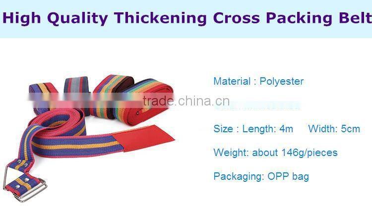 Simple fashion 4 meter cross luggage packing belt