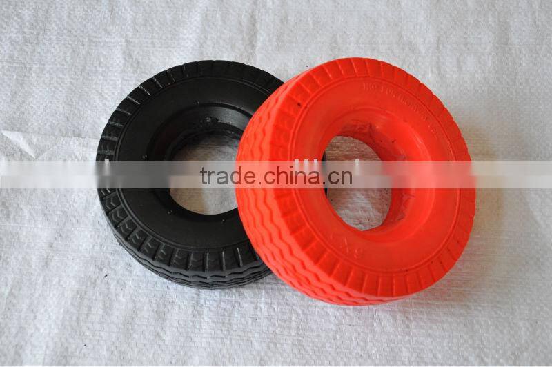 heavy duty pu foam filled wheel/tire wheelchair tire 2.80/2.50-4