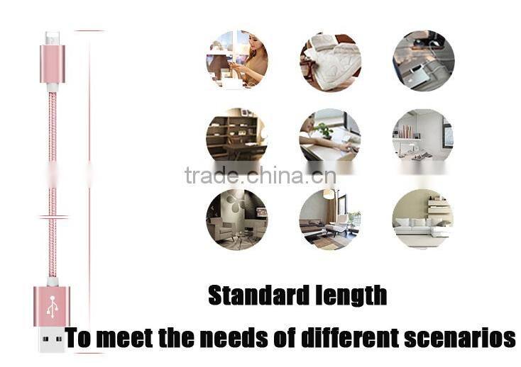 Wholessale high quality nylon data sync charge micro usb braided cable