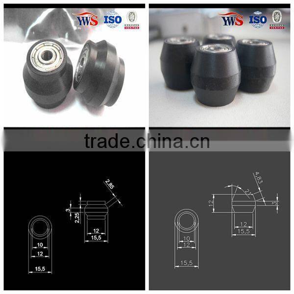 dual 623v roller bearing with black plastic parts 3d printer bearing 623