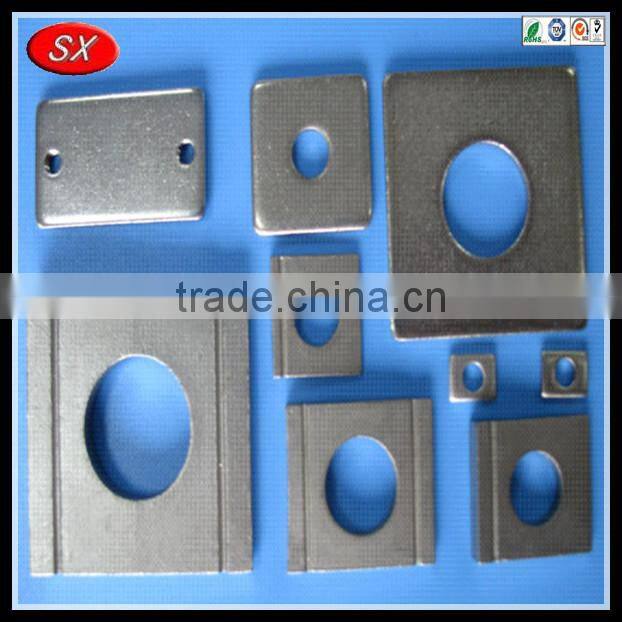 metal flat washer square hole washer