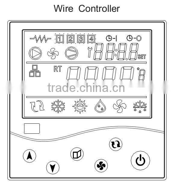 Energy recovery ventilation residential heating pump