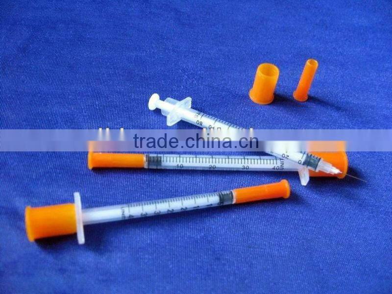 Medical Disposable Syringe Insulin U40/U100