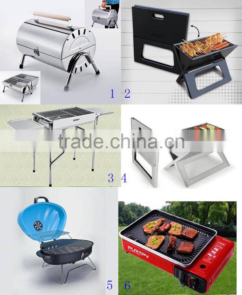 newest stainless steel portable BBQ grill/Outdoor foldable BBQ grill