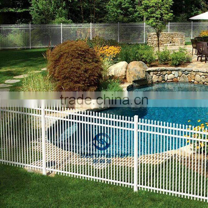 hot dipped galvanzied spear top invisible iron pool fence