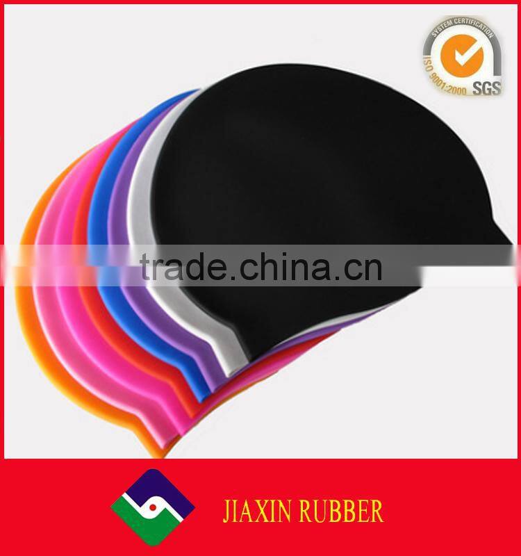 Silicone Material swimming cap Wholesaler China Custom Simple Mesh Swim Cap With Mesh Plain Simple Snapback Cap