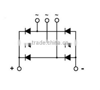 three phase rectifier bridge module