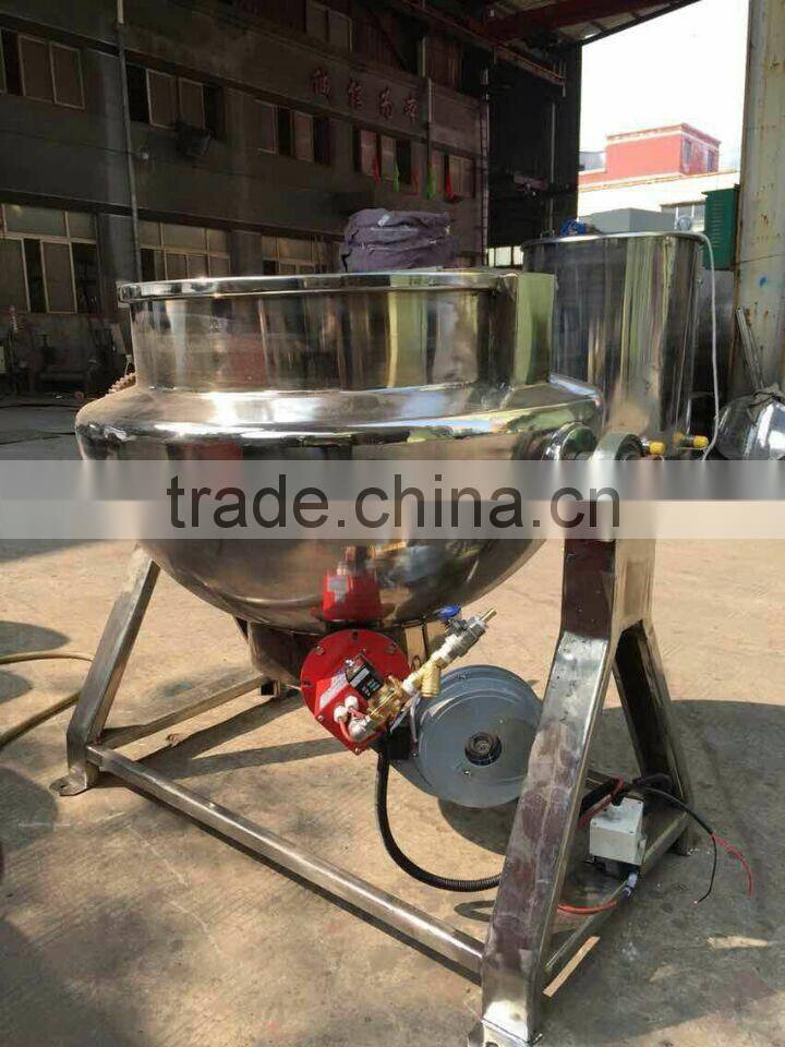 1200L gas boiler for Cooking pork skin and meat