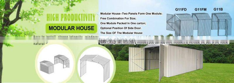 American modular germany style pop up steel sheet carport