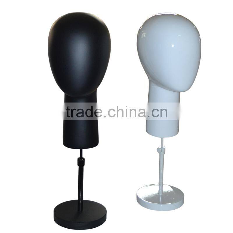 Wholesale fabric and chrome silver mannequin head for hat display
