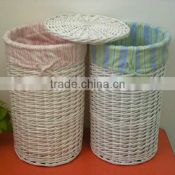 Wholesale cheap handmade willow corner storage basket