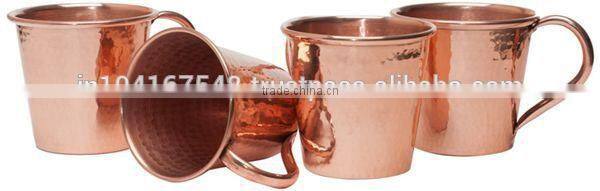 Copper Hammered Julep Cup/ Moscow Mule hammered mug,12oz