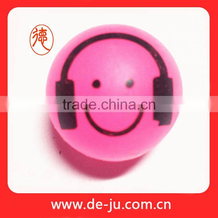 Summer Beach Face Pink Human Bouncy Ball