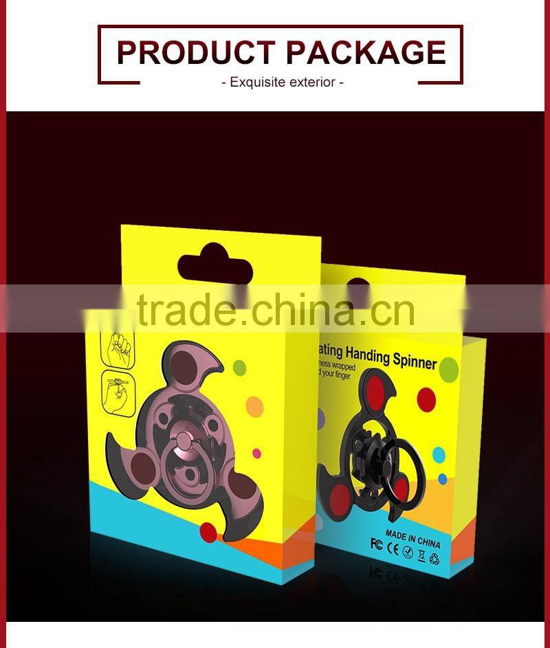 RGKNSE 2017 plastic and metal material ceramic marble fidget toys hand spinner for solve anxiety boring nervous