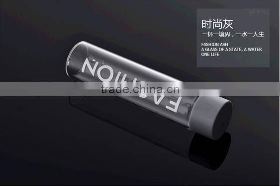 Fashion 400ML borosilicate water bottle, custom voss water glass bottle water glass bottle,water bottle glass