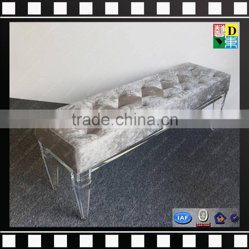 Unbreakable acrylic fancy furniture legs from shenzhen yidong