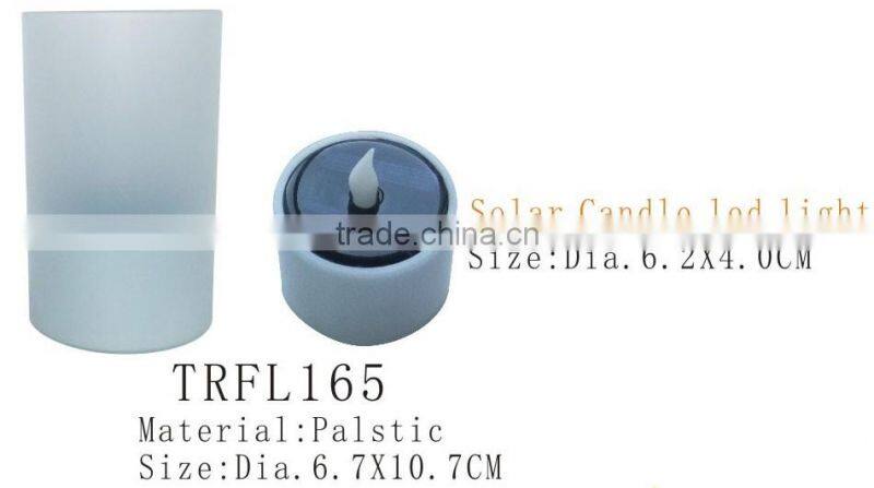 Decorative plastic flameless 12pcs rechargeable led candle set