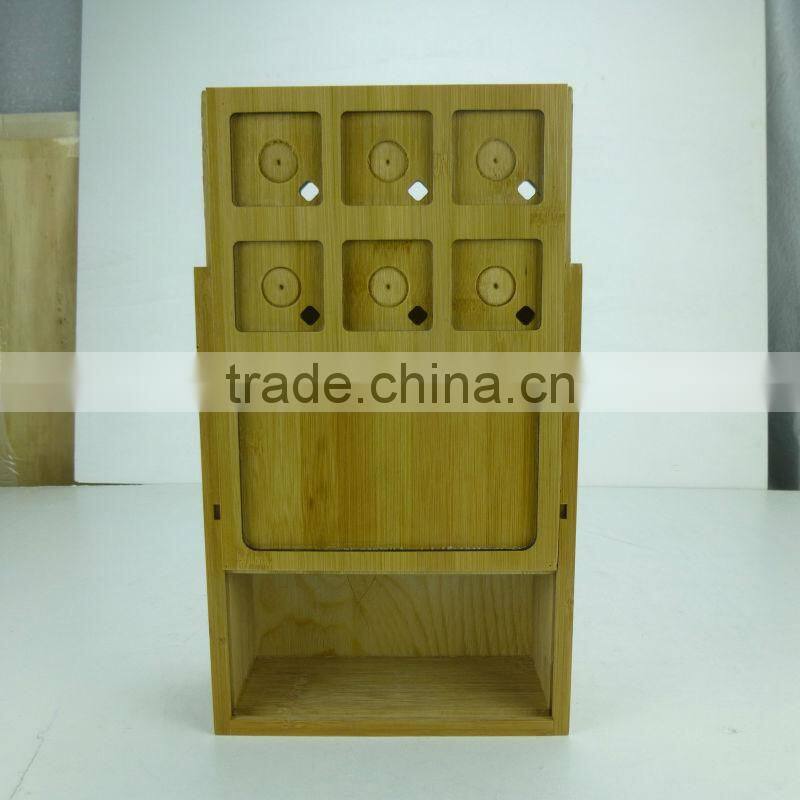 2015 new design pull decorative gift high-grade bamboo food storage box