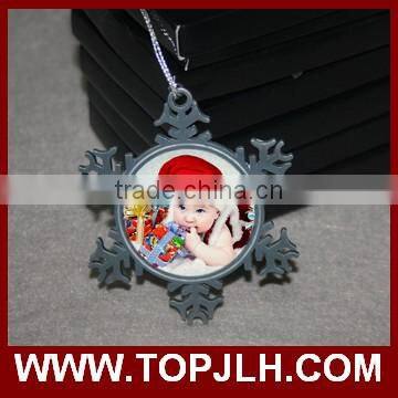 print your own picture thermal snowflake decoration for party