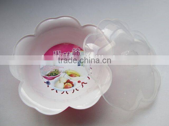 6PC Flower Type Plastic Fruit Basket